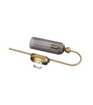 Glamour wall lamps - Light Prestige Piega Wall lamp E14 1x40W smoked/gold LP-939/1W smoked - product 10