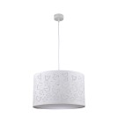 Pendant lamps - Light Prestige FLOWERS pendant lamp E27 1x40W white LP-686/1P - product 1