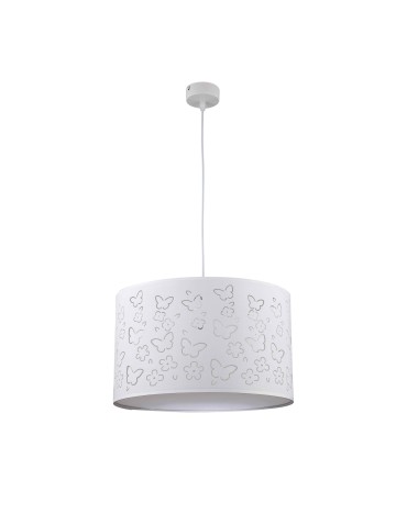 Light Prestige FLOWERS pendant lamp E27 1x40W white LP-686/1P