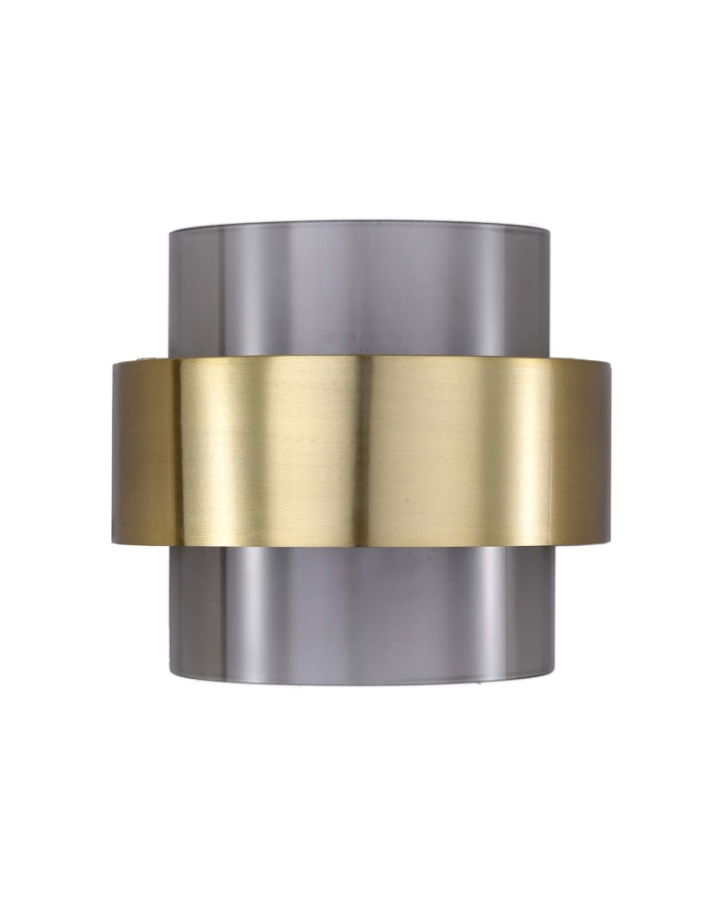 Gold wall lamps - Light Prestige Miele smoky wall lamp 1xG9 LP-866/1W SM/GD - product kolory-swiatla.pl 1