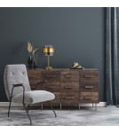 Decorative table lamps - Light Prestige Miele desk lamp gold 1xE14 LP-866/1T SM/GD - product 2