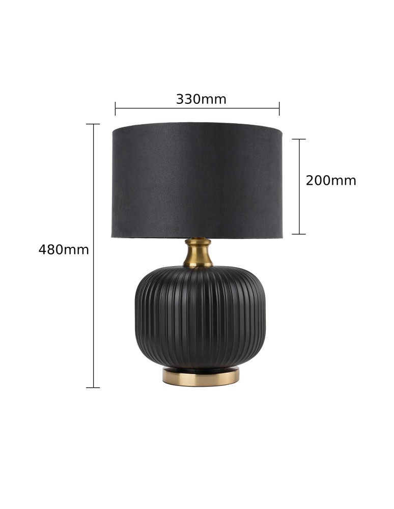 Table lamps with lampshade - Light Prestige Tamiza desk lamp small 1xE27 LP-1515/1T small - product kolory-swiatla.pl 14