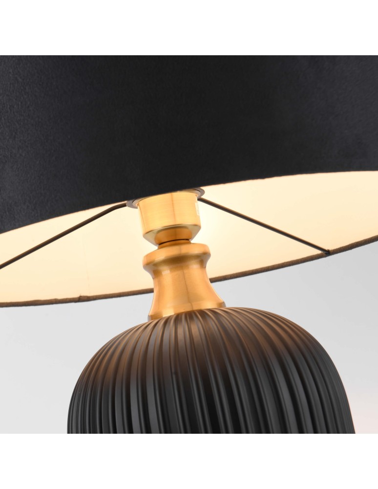 Table lamps with lampshade - Light Prestige Tamiza desk lamp large 1xE27 LP-1515/1T big - product kolory-swiatla.pl 6
