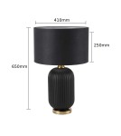 Table lamps with lampshade - Light Prestige Tamiza desk lamp large 1xE27 LP-1515/1T big - product 12