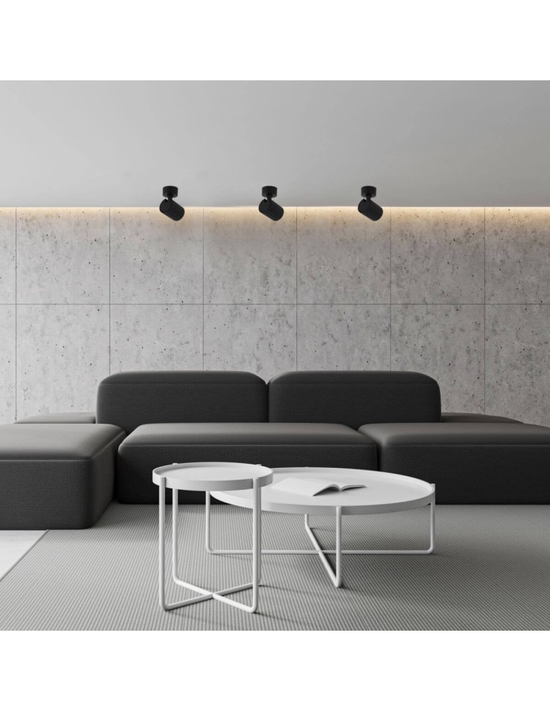 Spotlight ceiling lamps - Light Prestige Tokio 1 spot black 1xGU10 LP-787/1WS BK - product kolory-swiatla.pl 2