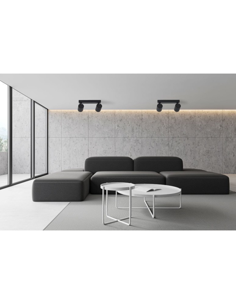 Spotlight ceiling lamps - Light Prestige Tokio 2 spot black 2xGU10 LP-787/2WS BK - product kolory-swiatla.pl 2