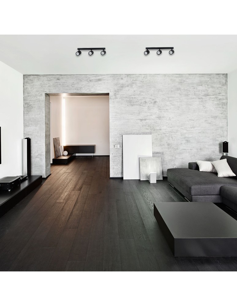 Spotlight ceiling lamps - Light Prestige Tokio 3 spot black 3xGU10 LP-787/3WS BK - product kolory-swiatla.pl 2