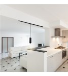 Lamps for 1 phase busbars - Light Prestige Snow pendant 1F black 1xGU10 LP-731/1P 1F BK - product 2
