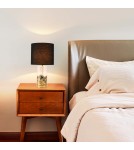 Table lamps with lampshade - Light Prestige Sunflower desk lamp black 1xE27 LP-818/1T BK - product 2