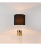 Table lamps with lampshade - Light Prestige Sunflower desk lamp black 1xE27 LP-818/1T BK - product 6
