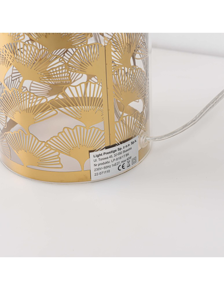 Table lamps with lampshade - Light Prestige Sunflower desk lamp black 1xE27 LP-818/1T BK - product kolory-swiatla.pl 9