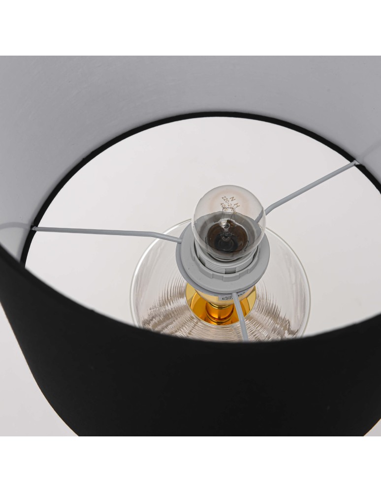 Table lamps with lampshade - Light Prestige Sunflower desk lamp black 1xE27 LP-818/1T BK - product kolory-swiatla.pl 11