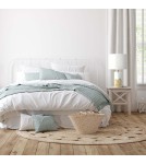 Table lamps with lampshade - Light Prestige Sunflower desk white 1xE27 LP-818/1T WH - product 2