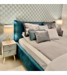 Table lamps with lampshade - Light Prestige Sunflower desk white 1xE27 LP-818/1T WH - product 3