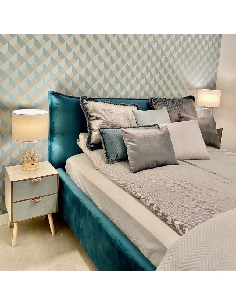 Table lamps with lampshade - Light Prestige Sunflower desk white 1xE27 LP-818/1T WH - product kolory-swiatla.pl 3