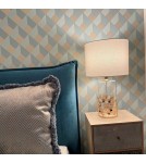 Table lamps with lampshade - Light Prestige Sunflower desk white 1xE27 LP-818/1T WH - product 4