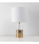 Table lamps with lampshade - Light Prestige Sunflower desk white 1xE27 LP-818/1T WH - product 5