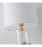Table lamps with lampshade - Light Prestige Sunflower desk white 1xE27 LP-818/1T WH - product 9