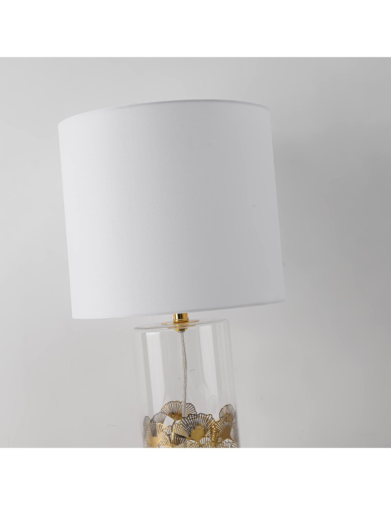 Table lamps with lampshade - Light Prestige Sunflower desk white 1xE27 LP-818/1T WH - product kolory-swiatla.pl 10