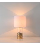 Table lamps with lampshade - Light Prestige Sunflower desk white 1xE27 LP-818/1T WH - product 14