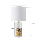 Table lamps with lampshade - Light Prestige Sunflower desk white 1xE27 LP-818/1T WH - product 15