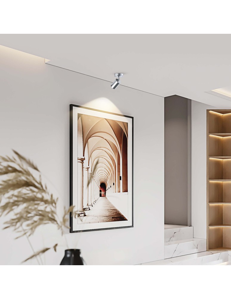 Bathroom ceiling lamps - Light Prestige Belize 1 spot chrome IP44 1xGU10 LP-734/1W CH - product kolory-swiatla.pl 2