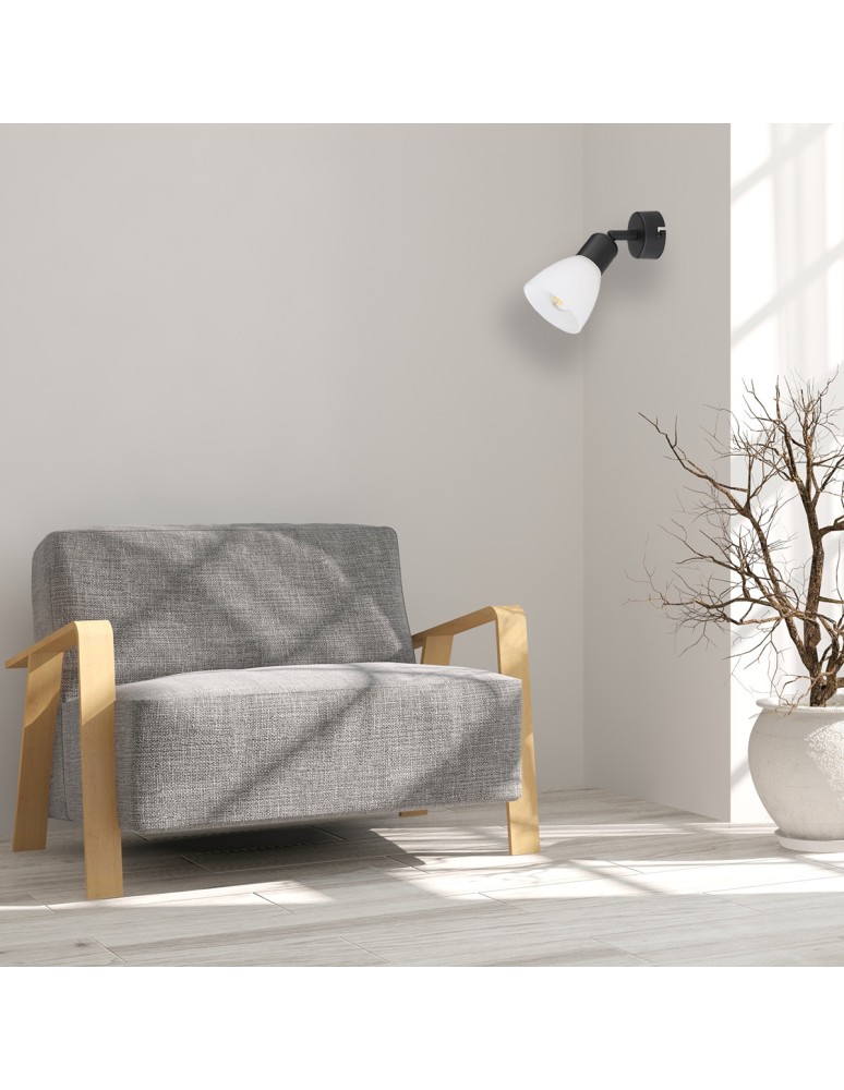 Spotlight ceiling lamps - Light Prestige Malta 1 spot black 1xE14 LP-877/1W BK - product kolory-swiatla.pl 2