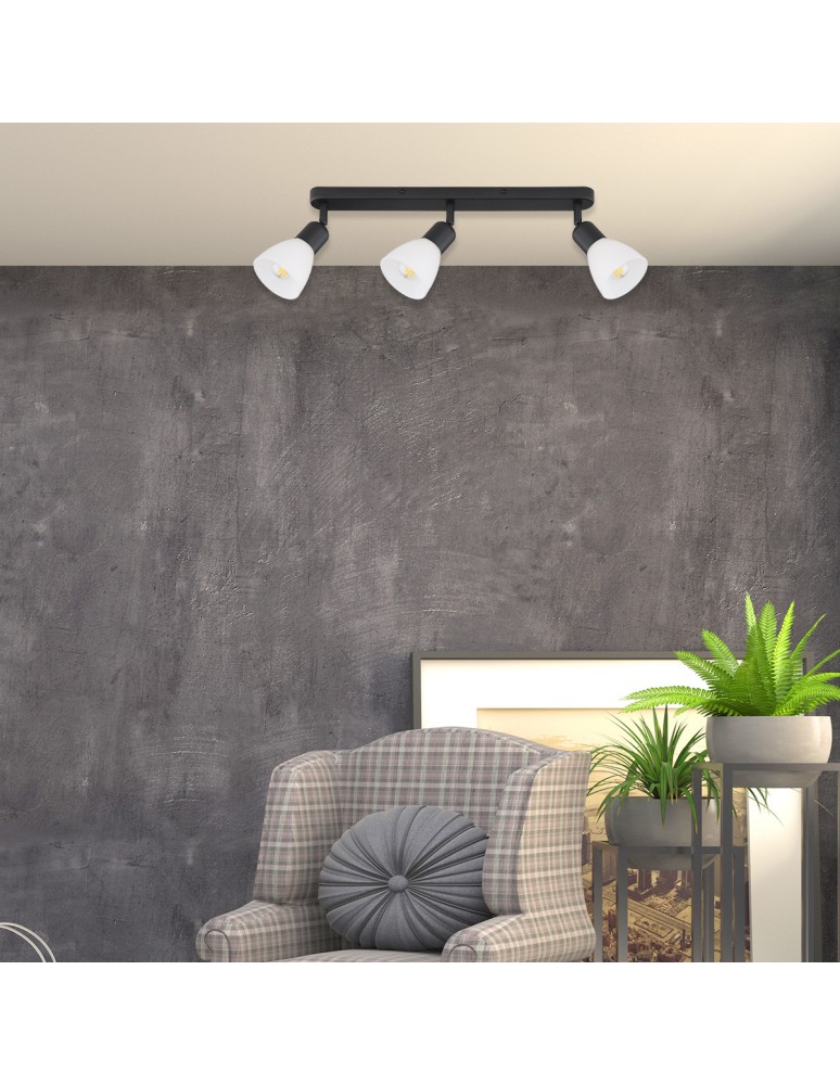 Spotlight ceiling lamps - Light Prestige Malta 3 spot black 3xE14 LP-877/3W BK - product kolory-swiatla.pl 2