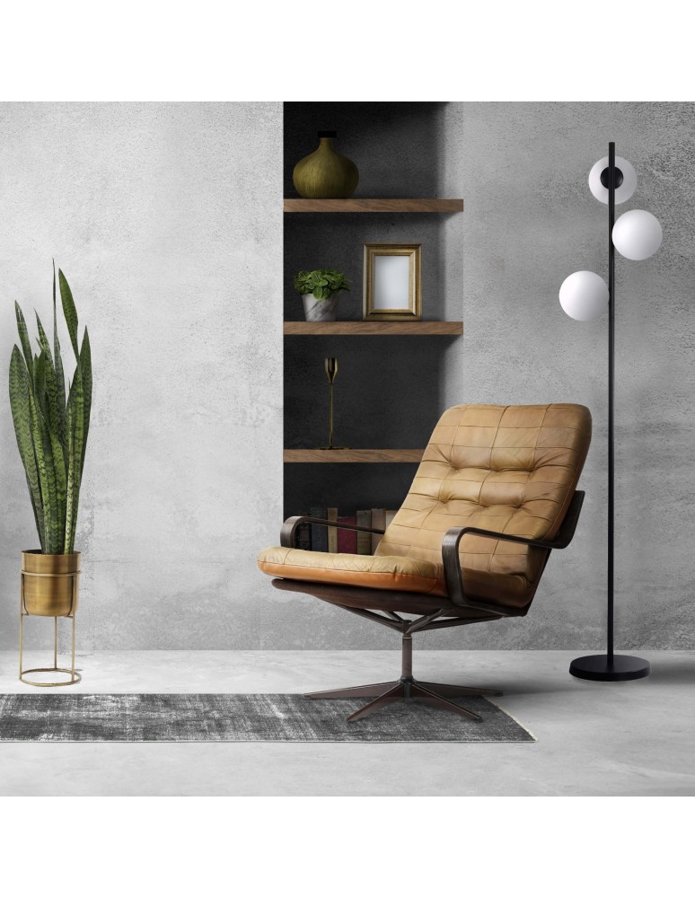 Floor lamps - Light Prestige Dorado Floor E14 3x40W black/white LP-002/3F BK - product kolory-swiatla.pl 2