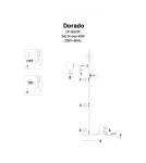 Floor lamps - Light Prestige Dorado Floor E14 3x40W black/white LP-002/3F BK - product 5