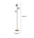Floor lamps spheres - Light Prestige Dorado 3xE14 gold standing lamp LP-002/3F - product 3