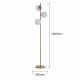 Light Prestige Lampa stojąca Dorado 3xE14 złota LP-002/3F