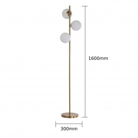 Light Prestige Lampa stojąca Dorado 3xE14 złota LP-002/3F