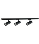 Ready-made rail kits - Light Prestige Ice SET 1F black GU10 black LP-732 3W BK SET - product 3