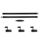 Ready-made rail kits - Light Prestige Ice SET 1F black GU10 black LP-732 3W BK SET - product 7