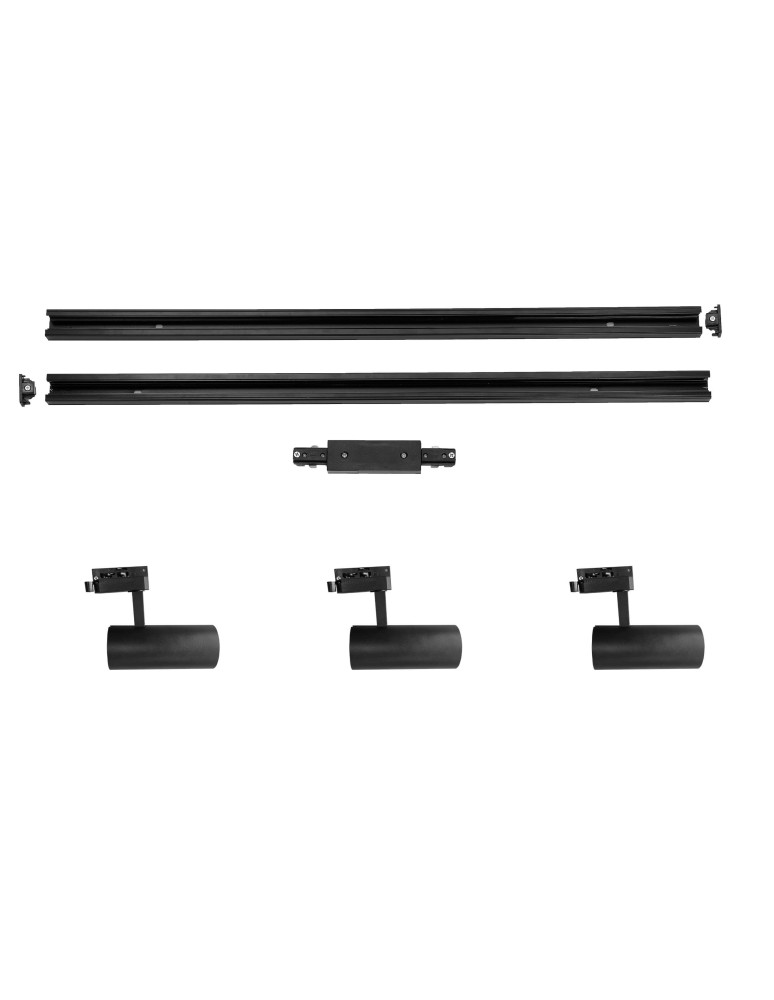 Ready-made rail kits - Light Prestige Ice SET 1F black GU10 black LP-732 3W BK SET - product kolory-swiatla.pl 7
