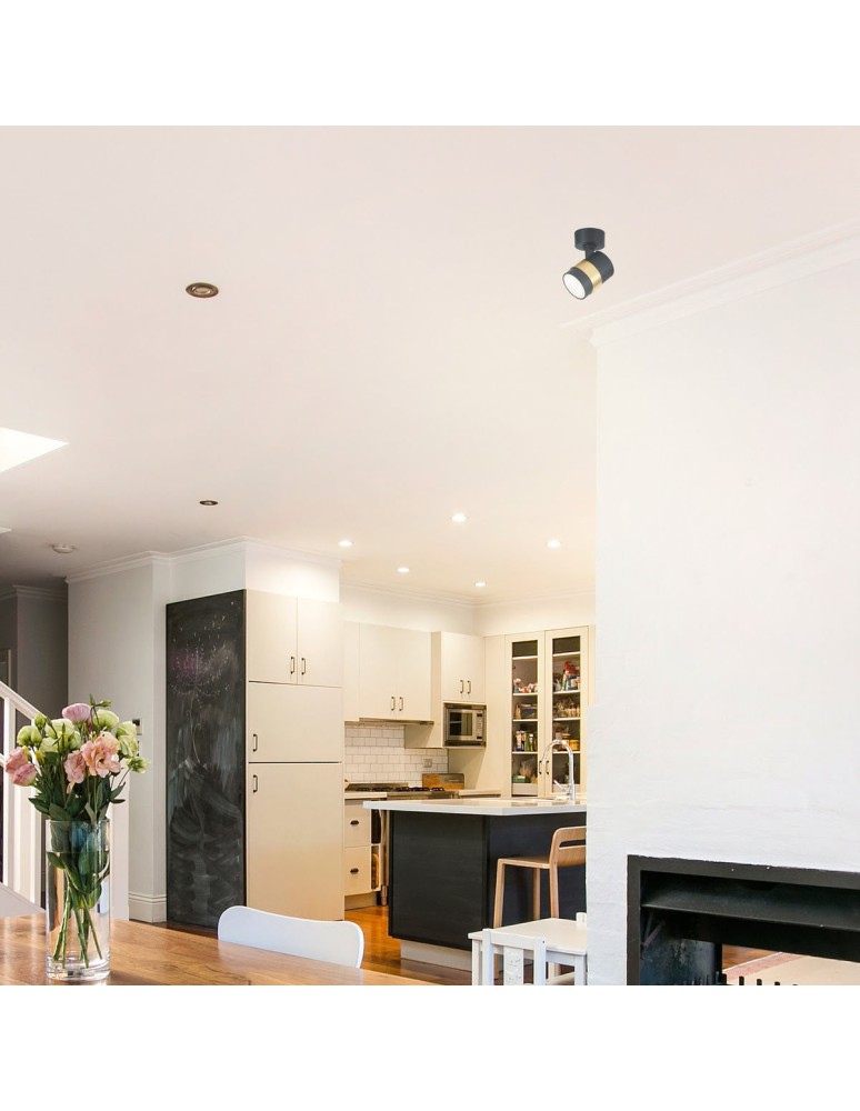 Adjustable ceiling lamps - spots - Light Prestige Spot Anillo 1xGU10 black LP-770/1W BK - product kolory-swiatla.pl 4