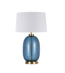 Table lamps with lampshade - Light Prestige Amur table lamp blue 1xE27 LP-919/1T blue - product 1
