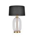 Table lamps with lampshade - Light Prestige Amur transparent table lamp 1xE27 LP-919/1T transparent - product 1