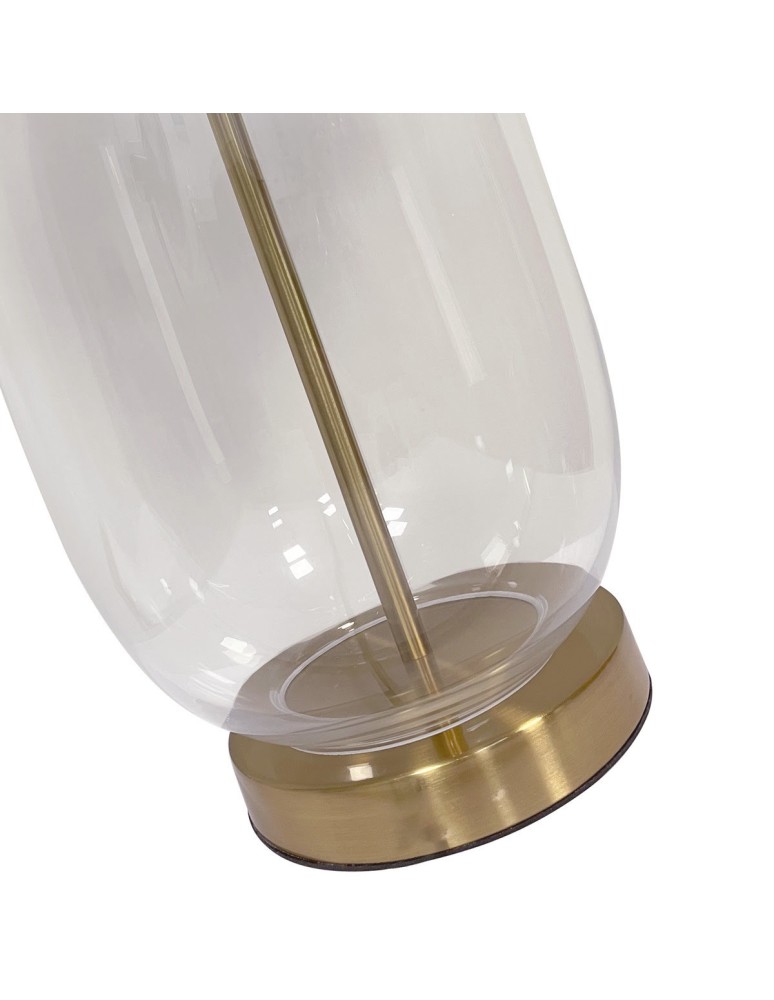Table lamps with lampshade - Light Prestige Amur transparent table lamp 1xE27 LP-919/1T transparent - product kolory-swiatla.pl 4
