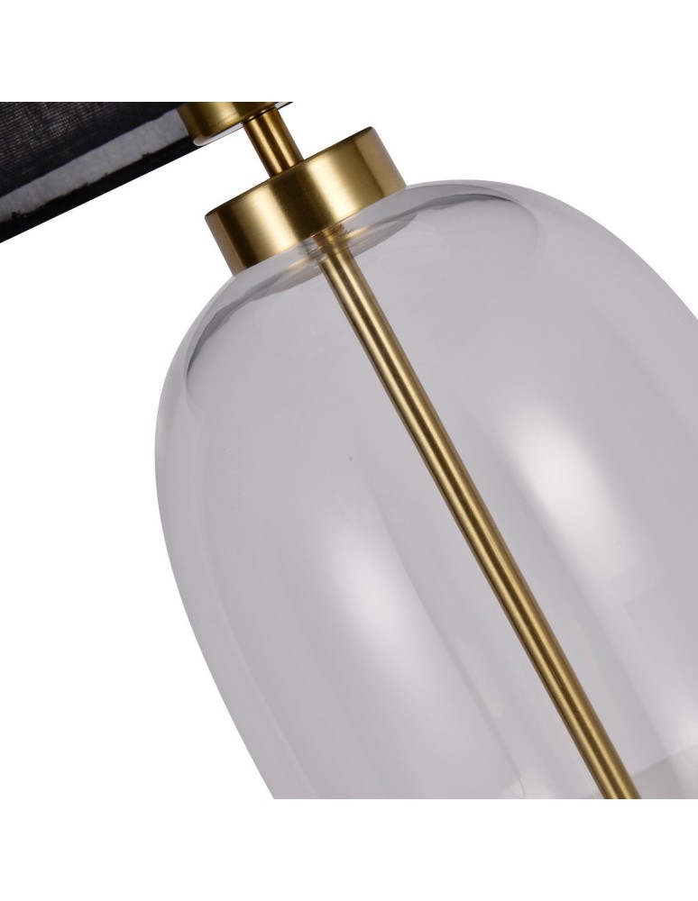 Table lamps with lampshade - Light Prestige Amur transparent table lamp 1xE27 LP-919/1T transparent - product kolory-swiatla.pl 5