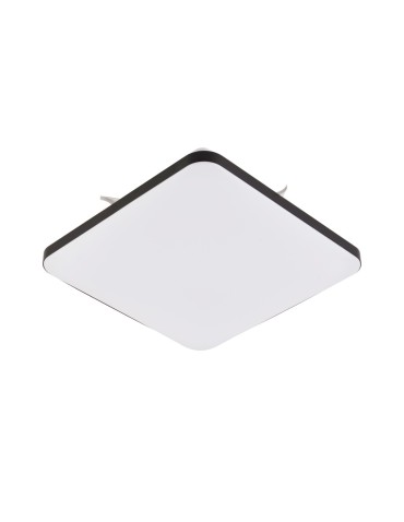 Light Prestige Babylon square plafond small 4000K black xLED LP-335/1C S 4BK square