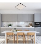 Square plafonds - Light Prestige Babylon square plafond small 4000K black xLED LP-335/1C S 4BK square - product 2