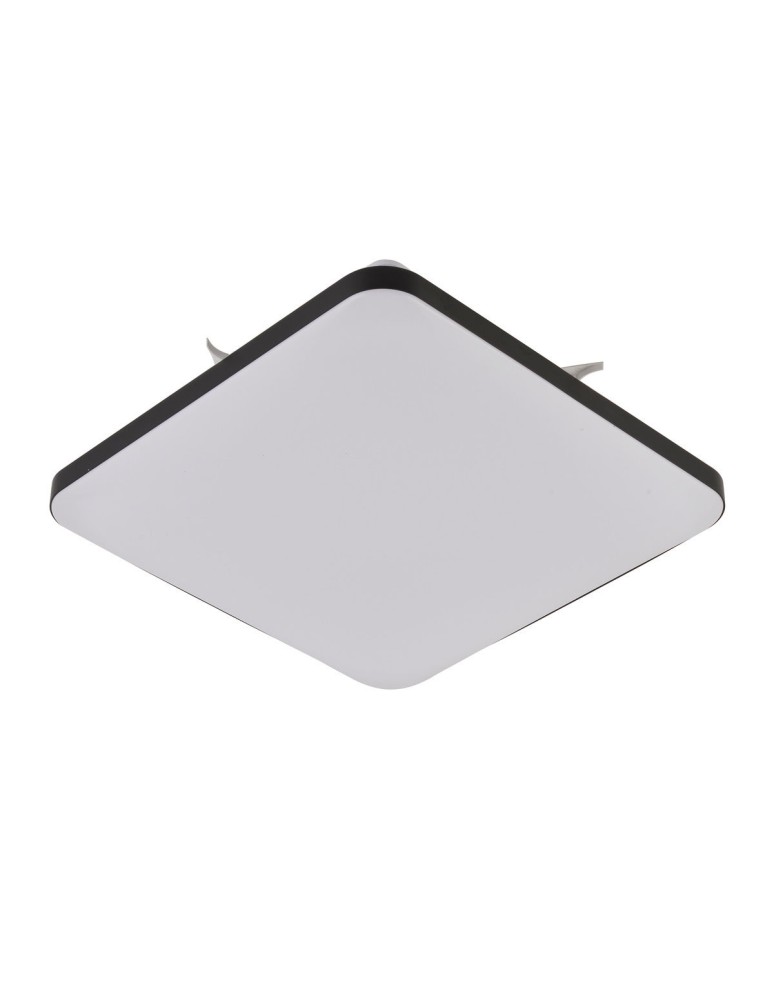 Square plafonds - Light Prestige Babylon square plafond small 4000K black xLED LP-335/1C S 4BK square - product kolory-swiatla.pl 4