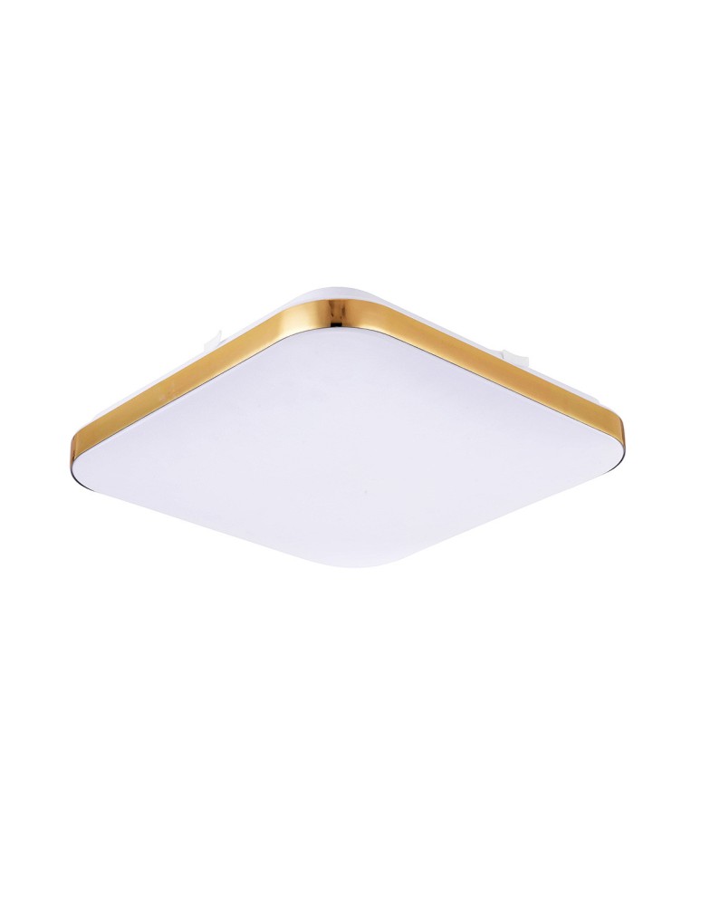 Square plafonds - Light Prestige Babylon square plafond small 4000K gold xLED LP-335/1C S 4GD square - product kolory-swiatla.pl 1