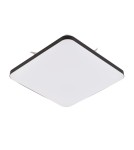 Square plafonds - Light Prestige Babylon medium 4000K black LED LP-335/1C M 4BK square plafond. - product 1