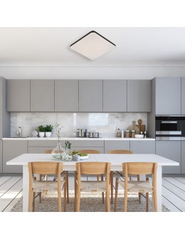 Light Prestige Babilon plafon kwadratowy średni 4000K czarny LED LP-335/1C M 4BK square - produkt 2