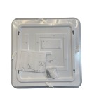 Square plafonds - Light Prestige Babylon medium 4000K black LED LP-335/1C M 4BK square plafond. - product 7