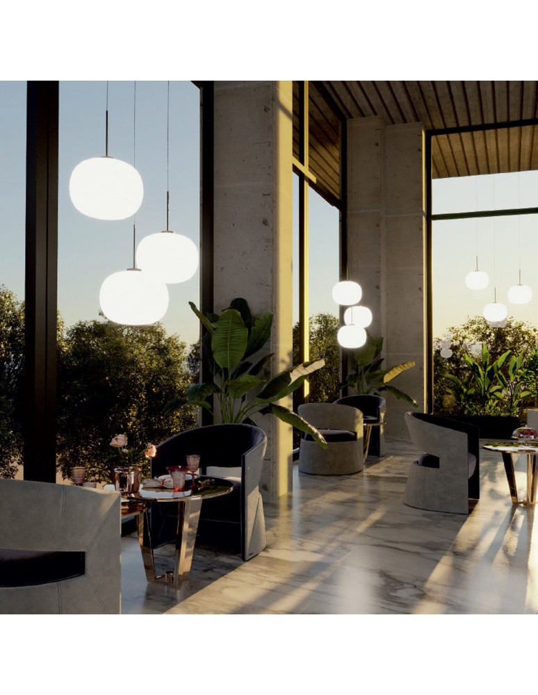 Pendant lamps - Light Prestige Jukon pendant E27 white LP-052/1P - product kolory-swiatla.pl 2