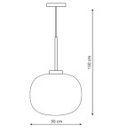 Pendant lamps - Light Prestige Jukon pendant E27 white LP-052/1P - product 3